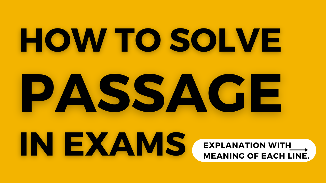 Practice Comprehension Passages Solved